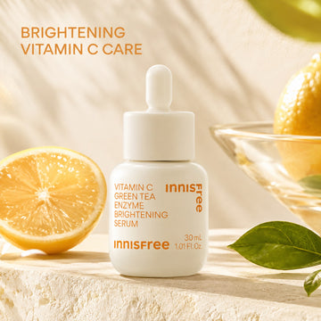 Innisfree Vitamin C Serum - Green Tea Enzyme Brightening Serum 30ml