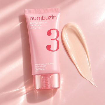 numbuzin No. 3 No Filter Tone-Up Beige Sun Serum SPF 50+ PA++++ Glow 50ml