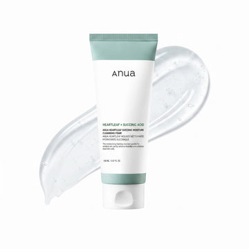 Anua Heartleaf Succinic Cleansing Foam - 150ml Moisture Cleanser