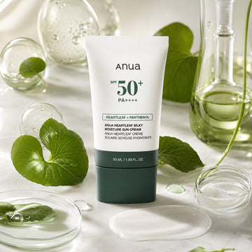 Anua Heartleaf Silky Moisture Sun Cream SPF50+ PA++++ - 50ml