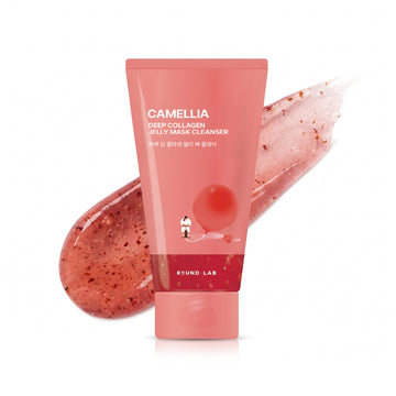 Collagen Cleanser - ROUND LAB Camellia Deep Collagen Jelly Mask Cleanser 150ml