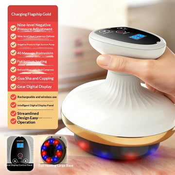 Electric Gua Sha Massager – Heated, 6 & 9 Speeds