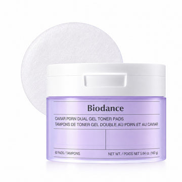 Biodance Toner Pad Caviar PDRN Dual Gel 60 Pads