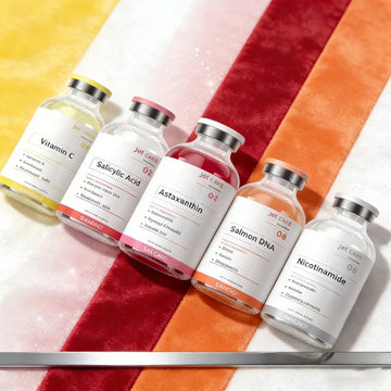 Copper Peptide PDRN Jet Peel Ampoules Serum Face Astaxanthin Collagen Niacinamide brighten HA