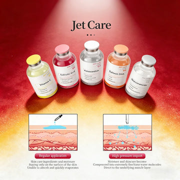 Copper Peptide PDRN Jet Peel Ampoules Serum Face Astaxanthin Collagen Niacinamide brighten HA