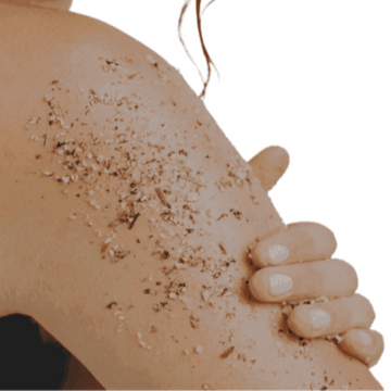 Exfoliating Organic Body Scrub Lavender Fragrance