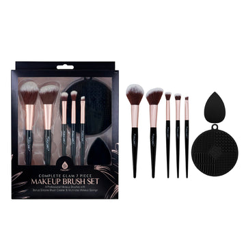 Complete Glam 7-Piece Makeup Brush Set