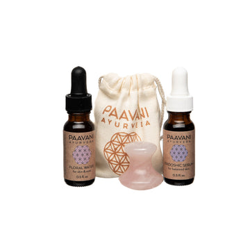 Radiant Skin Ritual | Ayurvedic Rose Quartz Facial Massage Kit - Skincare Lab