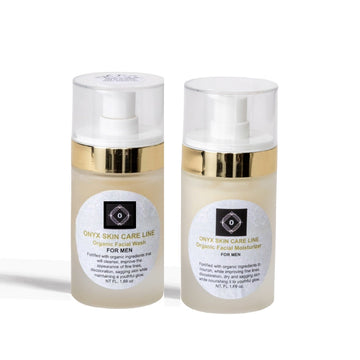 Dry Skin Relief Two-Step Facial System For Men - Wash and Moisturizer