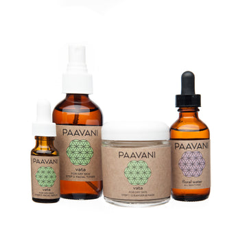 Vata Skincare Ritual | Ayurvedic Set for Dry & Delicate Skin