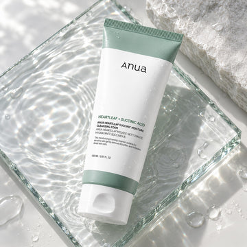 Anua Heartleaf Succinic Cleansing Foam - 150ml Moisture Cleanser