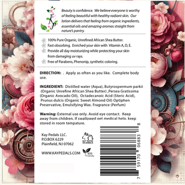 Tokyo Cherry Blossom Natural Organic Body Lotion - Skincare Lab