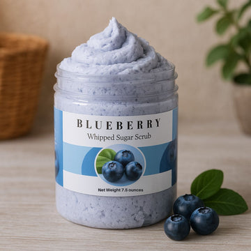 Luxurious Blueberry Sugar Exfoliating Scrub for Soft Skin - Skincare Lab