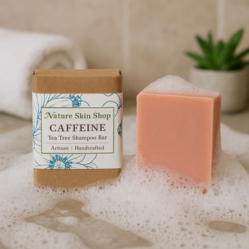 Caffeine Shampoo Bar with Tea Tree Oil – Growth & Scalp Care - Skincare Lab