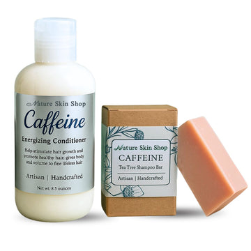 Caffeine Tea Tree Shampoo & Conditioner Set - Scalp Stimulating Routine