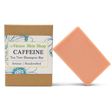 Caffeine Shampoo Bar with Tea Tree Oil – Growth & Scalp Care - Skincare Lab