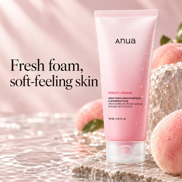 Anua Peach Niacin Spread Cleansing Foam 150ml