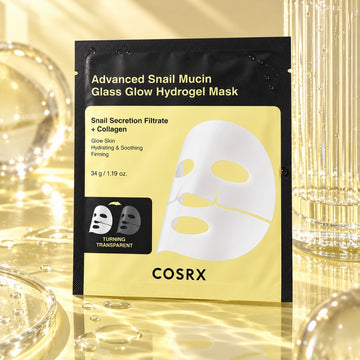 COSRX Advanced Snail Mucin Glass Glow Hydrogel Mask 3 Sheets