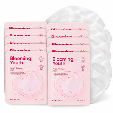 BANILA CO Blooming Youth Peach Collagen Mask 10 Sheets