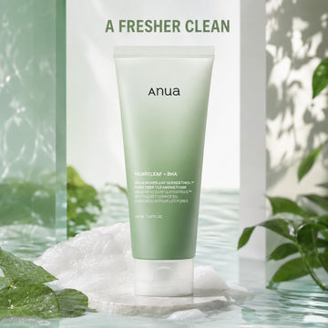 Anua Cleansing Foam: Heartleaf Quercetinol™ Pore Deep Cleansing Foam 150ml