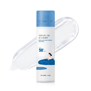 Sunscreen Spray for Face - ROUND LAB Birch Juice Moisturizing Sun Spray SPF 50+ PA++++ 100ml