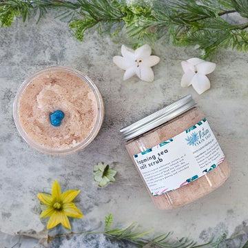 Foaming Pink Salt Scrub - Skincare Lab