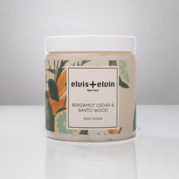 Bergamot Cedar & Santo Wood Blend Body Scrub with Dead Sea Salt 300ml - Skincare Lab