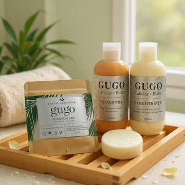 Gugo Strengthening Shampoo for Hair Fall & Thinning - Skincare Lab