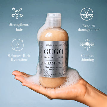 Gugo Strengthening Shampoo for Hair Fall & Thinning - Skincare Lab