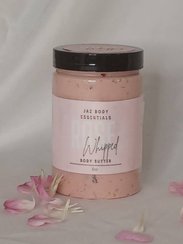 Rose Infused Vegan Body Butter 12oz. - Skincare Lab