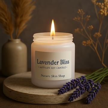 Lavender Bliss Artisan Soy Candle - Skincare Lab