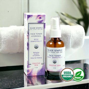 Rose Grapefruit Face Toner for Sensitive Skin