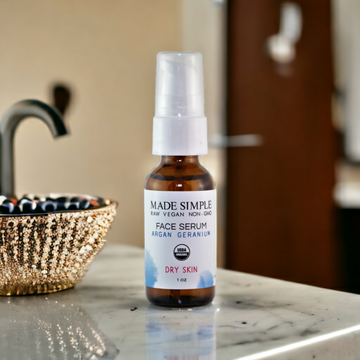 Argan Geranium Face Serum for Dry Skin - Skincare Lab