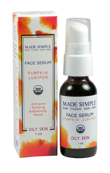 Pumpkin Juniper Face Serum for Oily Skin