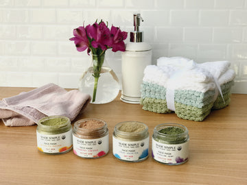 Cacao Green Tea Face Mask for Dry Skin