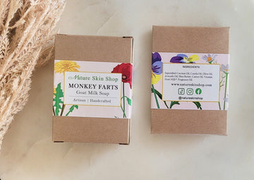 Monkey Farts Goat Milk Natural Soap, Cold Process - Skincare Lab