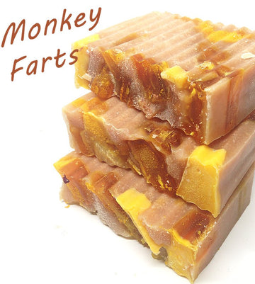 Monkey Farts Goat Milk Natural Soap, Cold Process