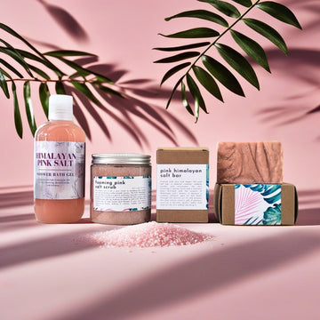 Foaming Pink Salt Scrub - Skincare Lab