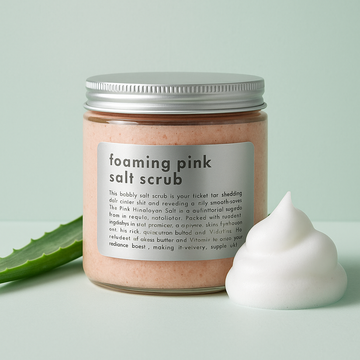 Foaming Pink Salt Scrub - Skincare Lab