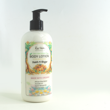 Ginger Peach Organic Body Lotion