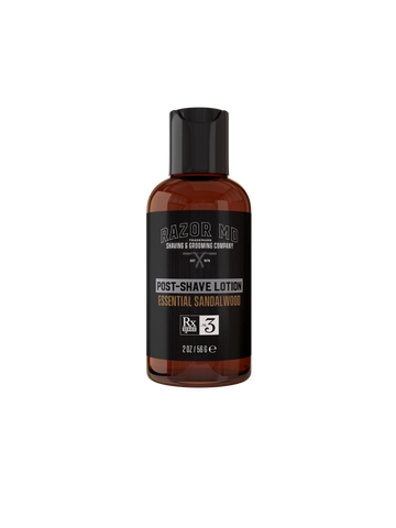 Post Shave Lotion - Sandalwood Travel Size - Skincare Lab