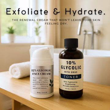 Renewal Glycolic 12% Face Cream - Skincare Lab