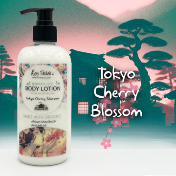 Tokyo Cherry Blossom Natural Organic Body Lotion - Skincare Lab