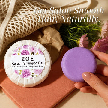 Zoe Smoothing Keratin Shampoo Bar: Your Solution to Frizz-Free Hair