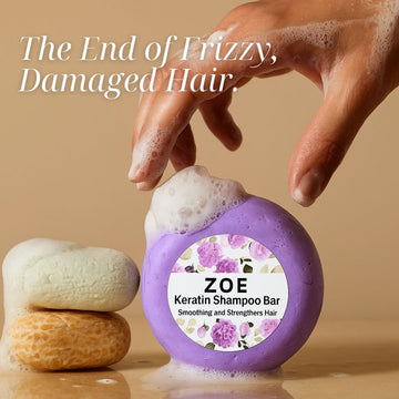 Zoe Keratin Smoothing Shampoo Bar - Skincare Lab