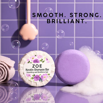 Zoe Keratin Smoothing Shampoo Bar - Skincare Lab